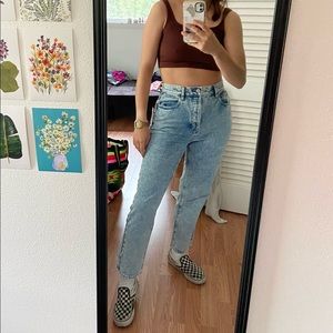 Pacsun High Rise Straight Jeans